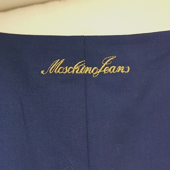Moschino jeans ruffle skirt in navy - Picture 4 of 7